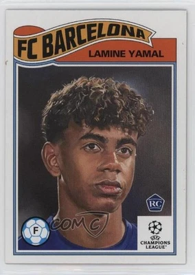 2023 Topps UCL Living Set /8822 Lamine Yamal #596 Rookie RC - Image 1 of 2