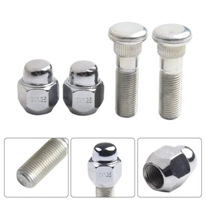 Silver Steel Wheel Hub Bolt Stud & Nut Set for Ascent 2019 OEM Quality - Picture 1 of 12
