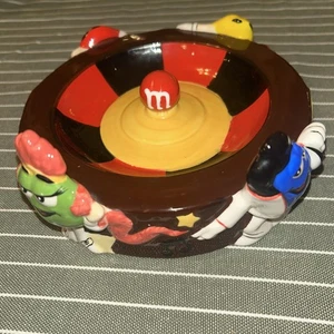 M&M’s Las Vegas Roulette Wheel Candy Dish Casino Collectible Bowl Limited Rare - Picture 1 of 9