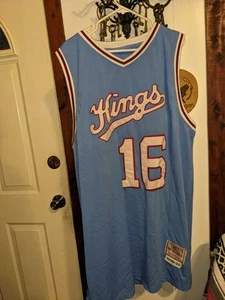 RARE Mitchell &Ness Hardwood Classic Sacramento Kings Peja Stojakovic Jersey 4x? - Picture 1 of 11