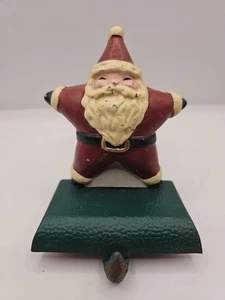 Vintage Cannon Falls Eddie Bauer Santa Star Cast Iron Stocking Holder Christmas - Picture 1 of 10