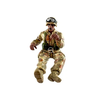 1:32 Unimax Toys Forces of Valor Iraq War US Army Desert Humvee Driver Figure - Image 1 of 4
