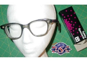 Lentes de seguridad vintage Bouton Wayfarer malla de plástico protector lateral NOS EE. UU. - Imagen 1 de 22