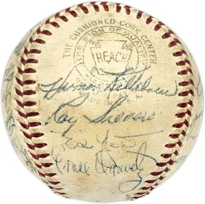 1955 Senators Team Signed Harridge AL Baseball 27 Sigs Killebrew Rookie Beckett - Picture 1 of 10