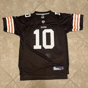 Brady Quinn #10 Cleveland Browns Reebok Jersey Youth XL 18-20 Brown NFL Football - Picture 1 of 8
