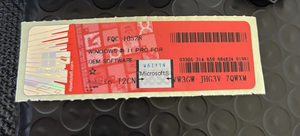 Microsoft Windows 11 Pro Sistema Operativo per 1PC - Licenza Fisica - Immagine 1 di 1