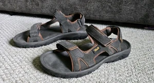 Sandalias deportivas Teva Katavi 2 negras de gamuza oliva para hombre talla 10 - Imagen 1 de 5