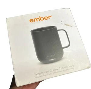 Taza de control de temperatura Ember 10 oz negra, sellada - Imagen 1 de 6