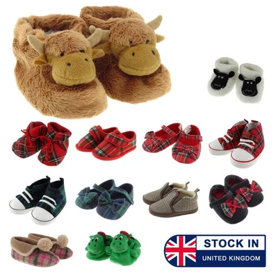 Chaussons bébé - Chaussures cadeaux antidérapantes, unisexes, 0-24 m, douces et sûres, différents modèles - Photo 1/4