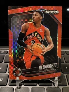 2024/25 Prizm Black RJ Barrett #73 RED POWER /75 Color Match - Chicago Bulls - Picture 1 of 2
