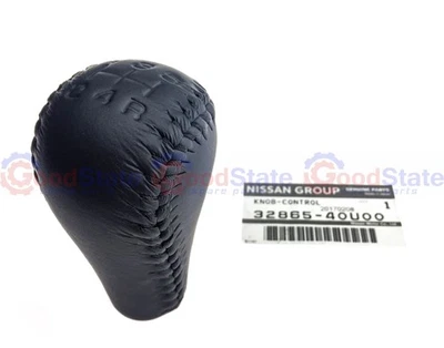 GENUINE Nissan Patrol GU Y61 4 Series Leather Black Code G Gear Shift Knob - Image 1 of 2