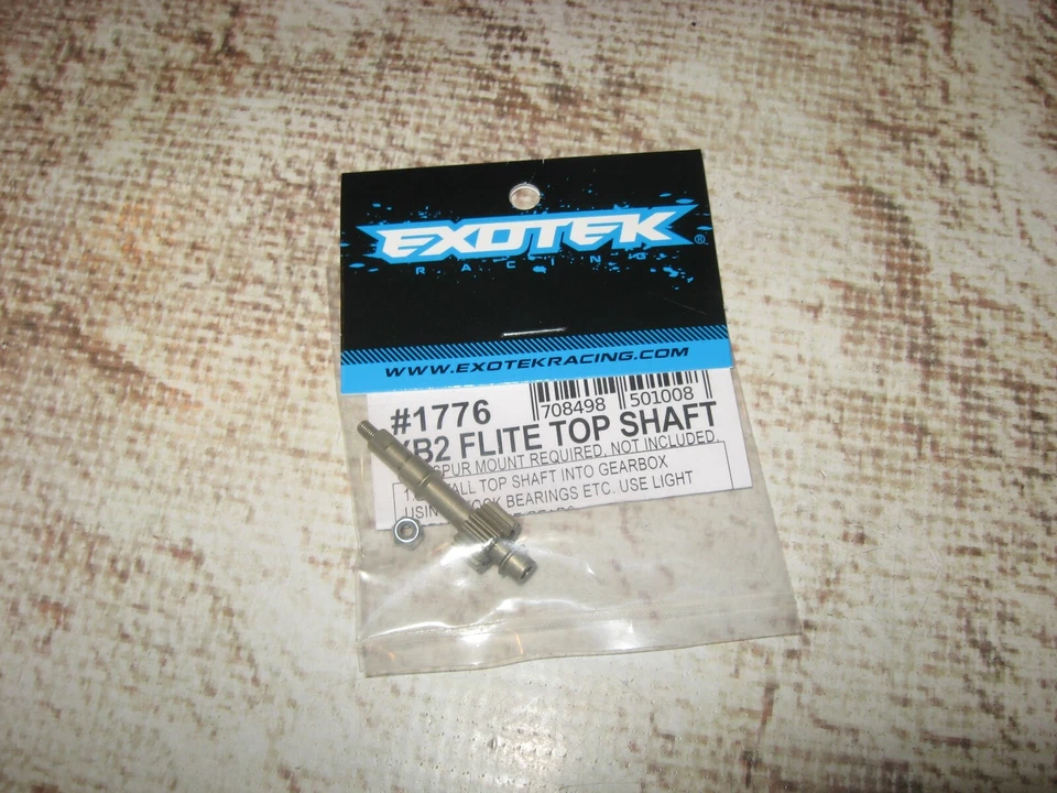 RC Exotek Racing XRay XB2 Flite Top Shaft Aluminum Gray (1) 1776 - Image 1 of 1