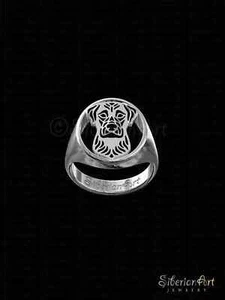 925 Sterling Silver Anatolian Shepherd Ring – Gift for Dog Lovers, Pet Jewelry - Picture 1 of 7