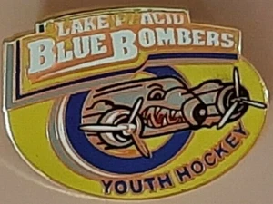 Lake Placid Blue Bombers Youth Hockey Pin - Picture 1 of 4
