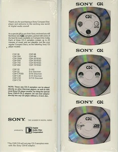 Sony DADC CD3 3" CD promo set Madonna Cure Aerosmith AC/DC David Lee Roth SEALED - Picture 1 of 4