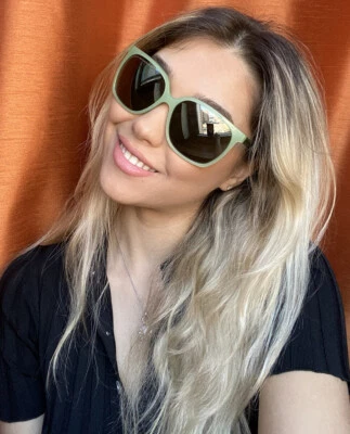 Зеленые большие женские солнцезащитные очки Porsche Design P 8589 P8589 C Cat.3 Италия - Изображение 1 из 4