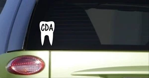 Diente CDA * I380 * 6 pulgadas de altura Calcomanía Odontología Higienista dental exfoliantes - Imagen 1 de 1