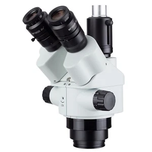 AmScope 7X-45X Simul-Focal Trinocular Zoom Stereo Microscope Head SM745NTP - Picture 1 of 1