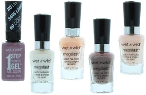 Wet N Wild 1 Step / Mega Last Nail Polish In 5 Different Shade - Choice Of Yours - Picture 1 of 6