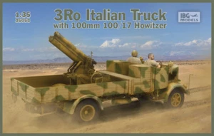 IBG 35053 3Ro Italian Truck with 100mm 100/17 Howitzer scale 1/35 - Zdjęcie 1 z 1