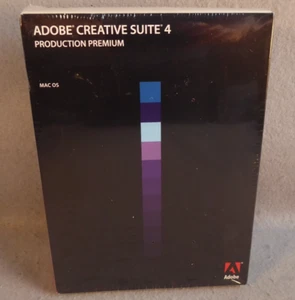 Adobe Creative Suite 4 Production Premium Software Mac OS - Upgrade from 3.x New - Picture 1 of 5