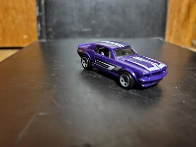 1967 Ford Mustang GT hot wheels purple Mattel 2010 muscle car classic diecast S4 - Image 1 of 4