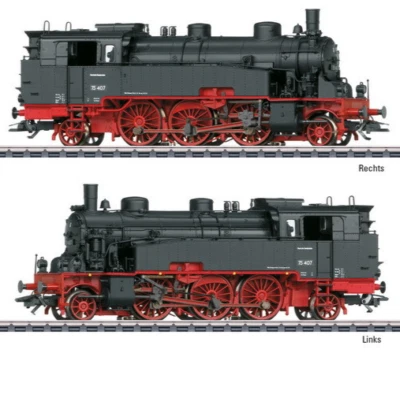 Märklin 37754 Steam Locomotive Tender Br 75 407 Epoch 3 Sound New Boxed 1:87 - Image 1 of 2