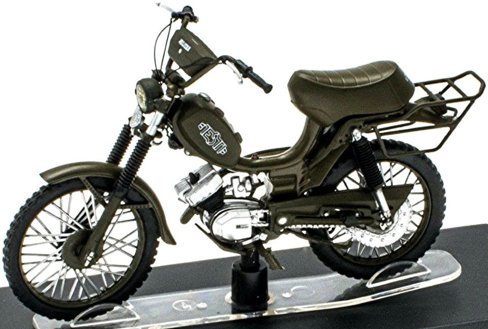 Testi Military 50 Cc 1979 Moped Motorcycle Military Matte Green 1:18 Atlas - Image 1 of 1