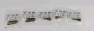 Mitutoyo Anvil Set Lot 126-801, 802, 803, 805, 806 Factory Sealed New Japan - Picture 1 of 1