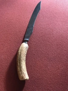 Meridian Cutlery Co. Antler Carvng Knife  - Picture 1 of 10
