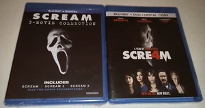 SCREAM Collection 1-4 Blu-ray NEW Horror Wes Craven Neve Campbell Courteney Cox - Picture 1 of 2