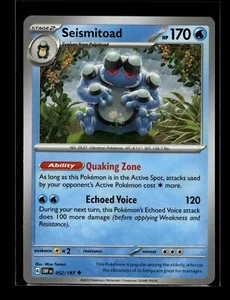 SEISMITOAD Obsidian Flames #52 OBF(NM+)(PKM) - Picture 1 of 1