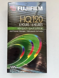 FujiFilm HQ 120 VHS Tape Sealed - Picture 1 of 3