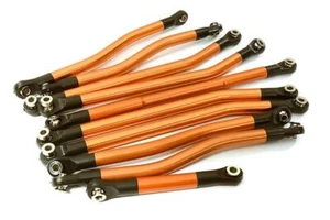 Orange Alloy Machined Linkage Set with Ball Ends for Redcat Everest Gen7 Pro - Picture 1 of 1