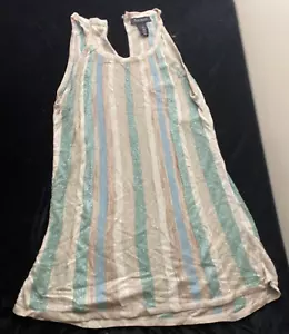 WHITE HOUSE BLACK MARKET WOMEN TUNIC STYLE SLEEVELESS SHIRT - Picture 1 of 12