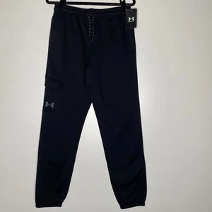 New Under Armour Icon Fleece Cargo Jogger Sweatpants Boys Size Youth Large - Picture 1 of 9