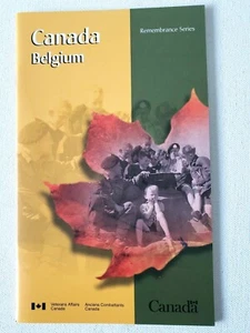 Libro de referencia de la serie de recuerdos de Veterans Affairs Canada militar BÉLGICA - Imagen 1 de 5