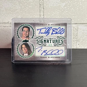Leaf Ultimate Signatures 2020 Dual Auto Tully & Tessa Blanchard #3/5 WWE AEW TNA - Imagen 1 de 19