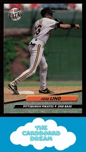 Jose Lind 1992 Ultra #255 Pittsburgh Pirates Baseballkarte - Bild 1 von 2