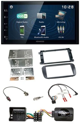Kenwood 2DIN Bluetooth Lenkrad USB DAB Autoradio für Ford Focus C Max Galaxy Pro - Bild 1 von 4