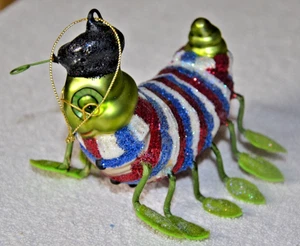 Vintage Christopher Radko SEHR HUNGRIGE RAUPE Ornament ERIC CARLE 6" - Bild 1 von 7