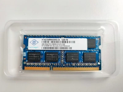Nanya NT4GC64B8HB0NS-CG 4GB, PC3-10600 DDR3 SDRAM 1333 Mhz, CL9, SO-DIMM 204Pins - Bild 1 von 3