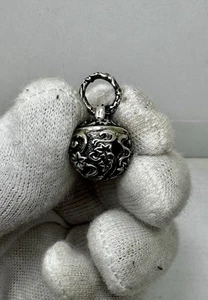 Working sterling silver Harmony Ball Pendant VTG Detail Crafted Design - Picture 1 of 19