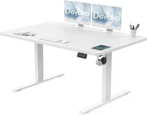 Devoko Electric Standing Desk 120x60cm Sit Stand Table Height Adjustable with Ba - Picture 1 of 9