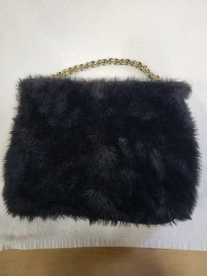 Paradox Leather Faux Fur Shoulder Bag - Image 1 of 4