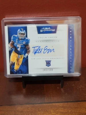 Panini Prime Signatures Prospects Prime 2016/199 Tyler Ervin Rookie automático radiocontrol Foto 1 de 3