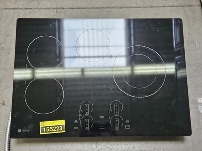 GE Profile PEP7030DTBB 30" Negro 4 Elementos Radiante Cocina Eléctrica NOB #155223 Foto 1 de 4