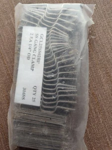 (25 Stück) Edelstahl, 1/4" Rohrschelle, Gangschelle GCL25SS02BP - Bild 1 von 4