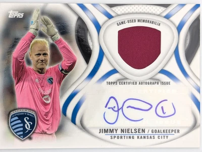 2013 Topps MLS - Reliquias autografiadas Jimmy Nielsen #AR-JN (AU, MEM) Foto 1 de 2