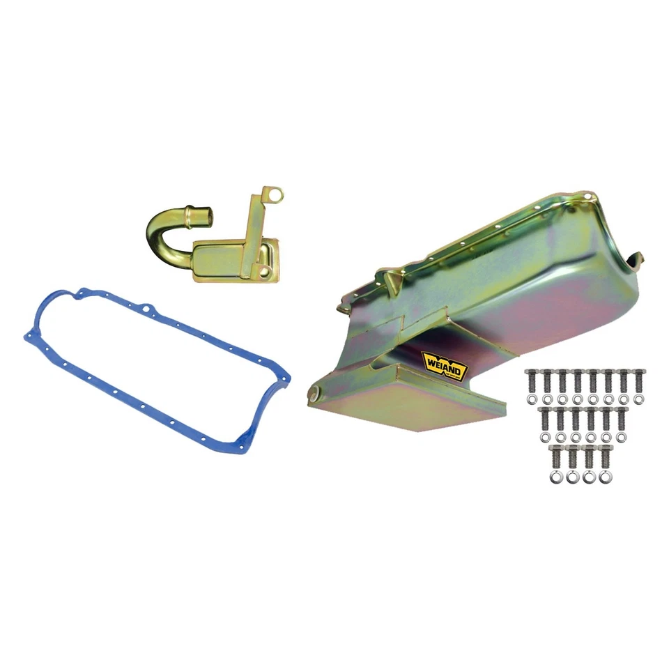 For Chevy Chevy II 62-67 Weiand 5023WND Drag Race Standard volume Oil Pan Kit - Imagem 1 de 1